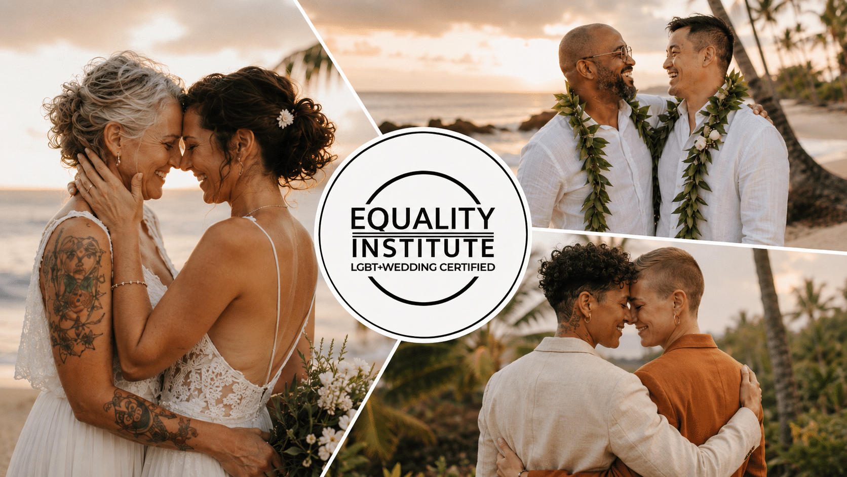 Why LGBTQ+ Wedding Certification Matters in Destination Wedding Planning 3 LGQTQ Destination Wedding Certified Stamp