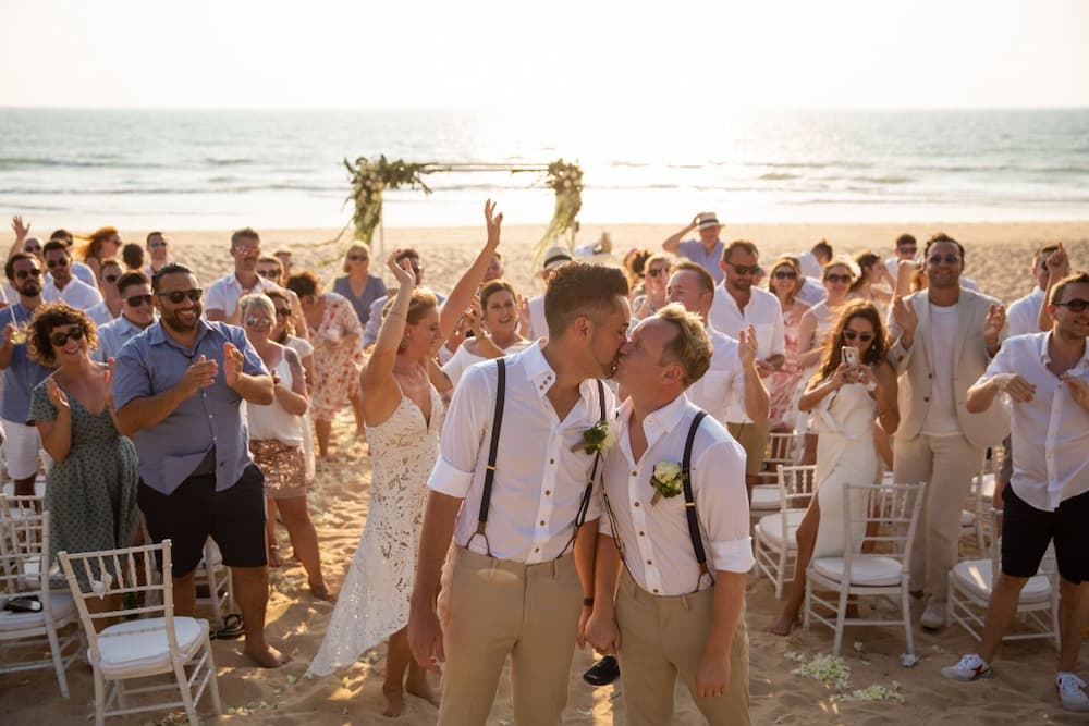 LGBTQ Beach Wedding
